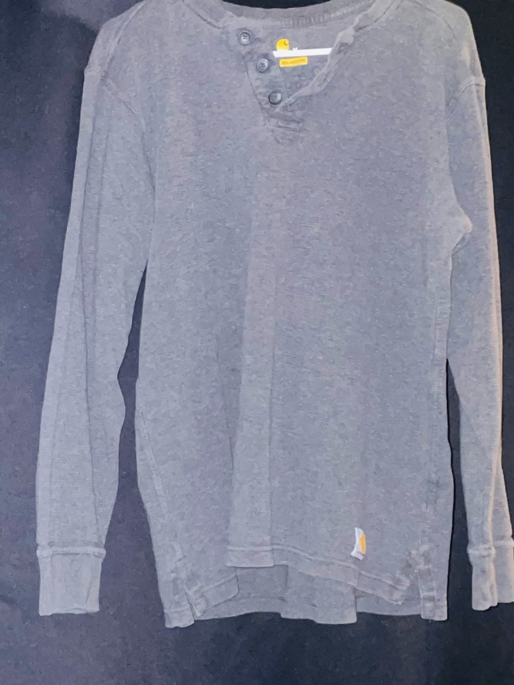 Carhartt Men’s Crewneck Henley Sweater - Gray